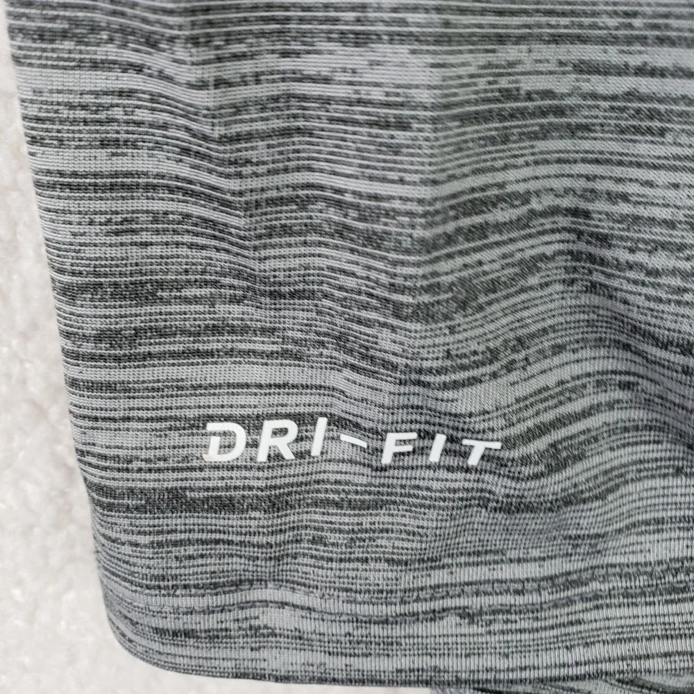 Nike MLB Dri-FIT 3/4 Sleeve Shirt Mens‎ Small Grey Heathered Baseball Training